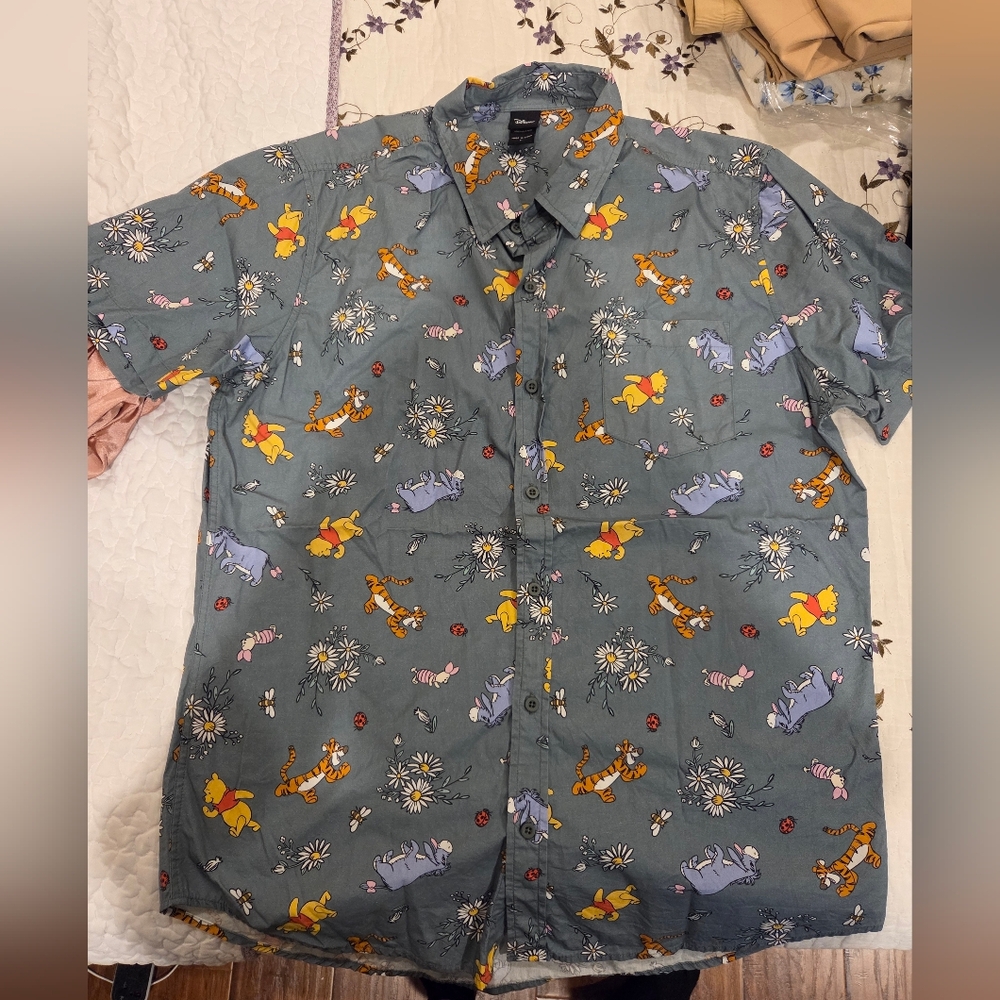 Disney Winnie the Pooh & Friends Button-Up Shirt BoxLunch Exclusive
